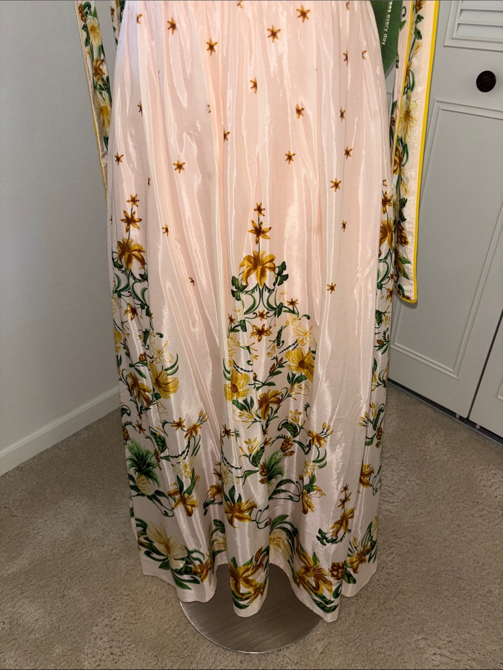 FARM Rio Pink Floral Embroidered Maxi Dress - Picture 4 of 8